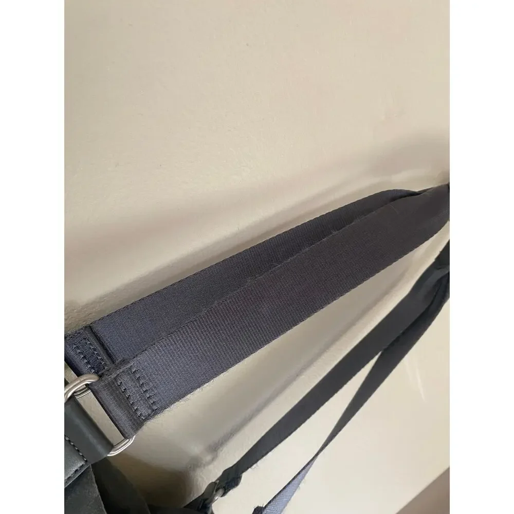 Kipling Camryn Laptop Bag Large Metallic Gray Handbag Travel Work Casual